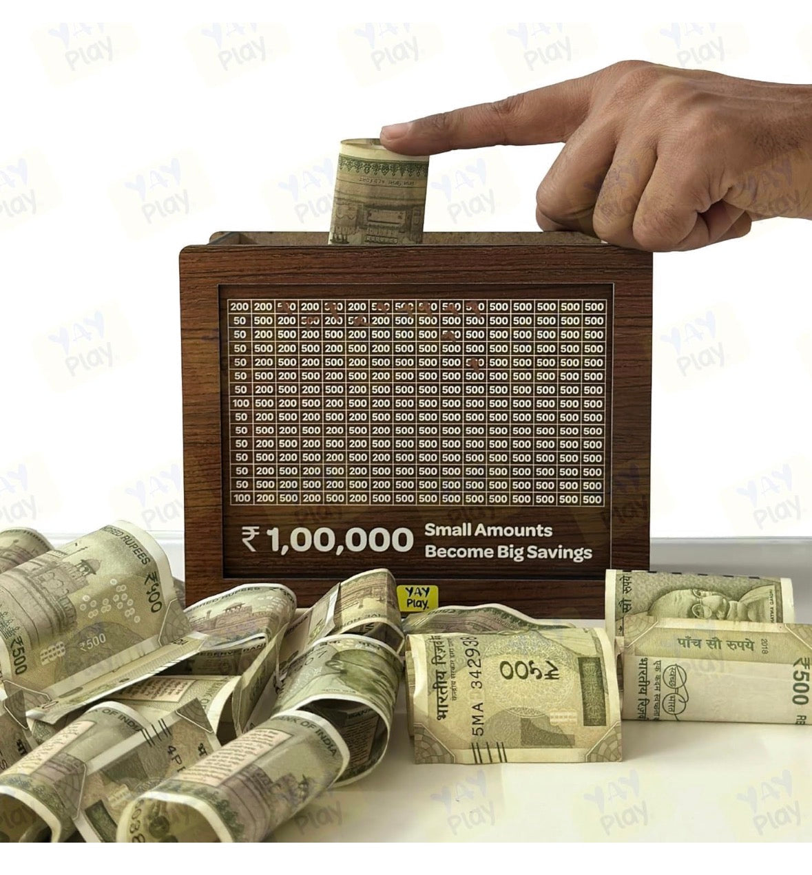 WOODEN PIGGY BANK (big)
