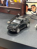 Toyota Fortuner Diecast Car Model 1:32 Scale - Black | Light & Music | Openable Doors & Dicky | Pull Back Action Toy Car for Kids & Collectors