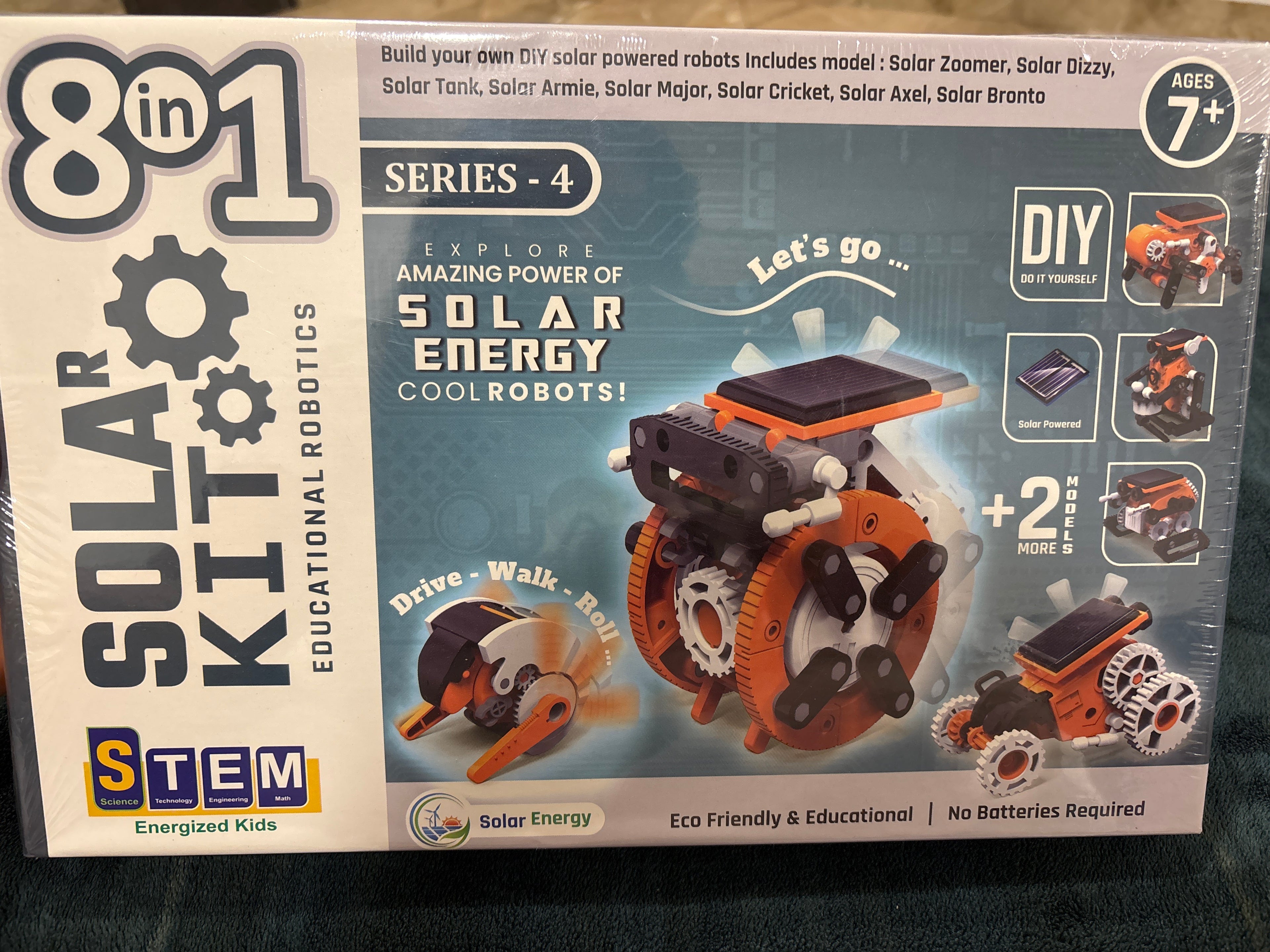 SOLAR KIT EDUCATIONAL ROBOTIC 8 in 1