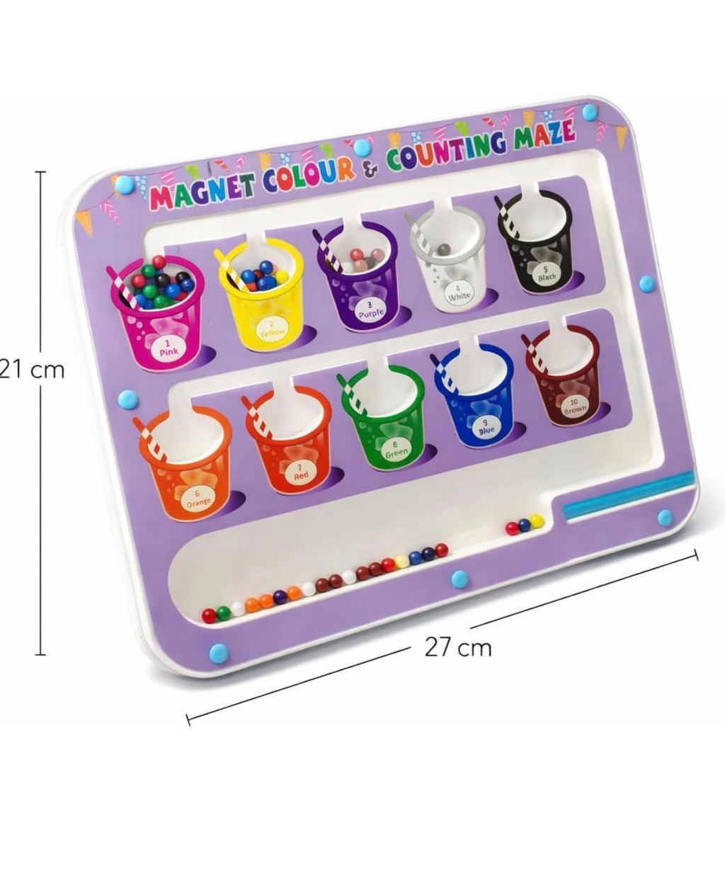 MAGNET COLOUR & COUNTING MAZE