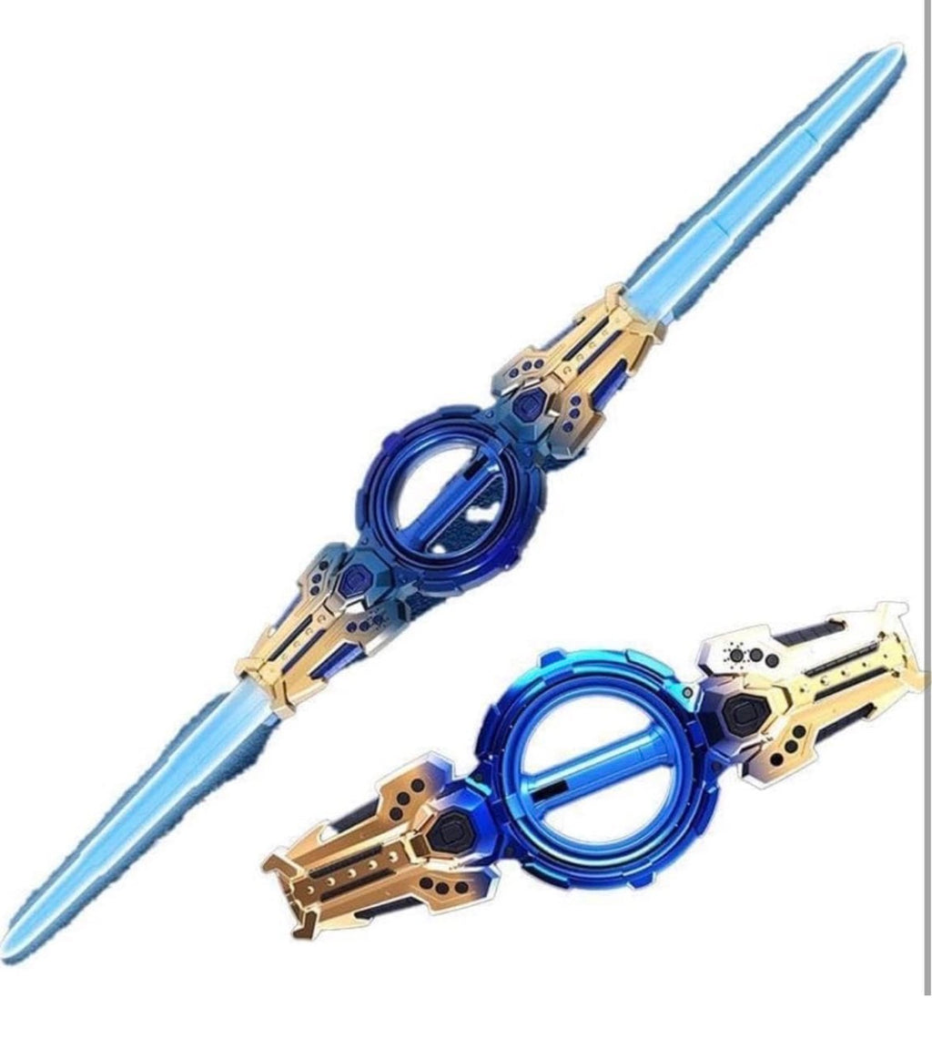 Fire piral sword double side