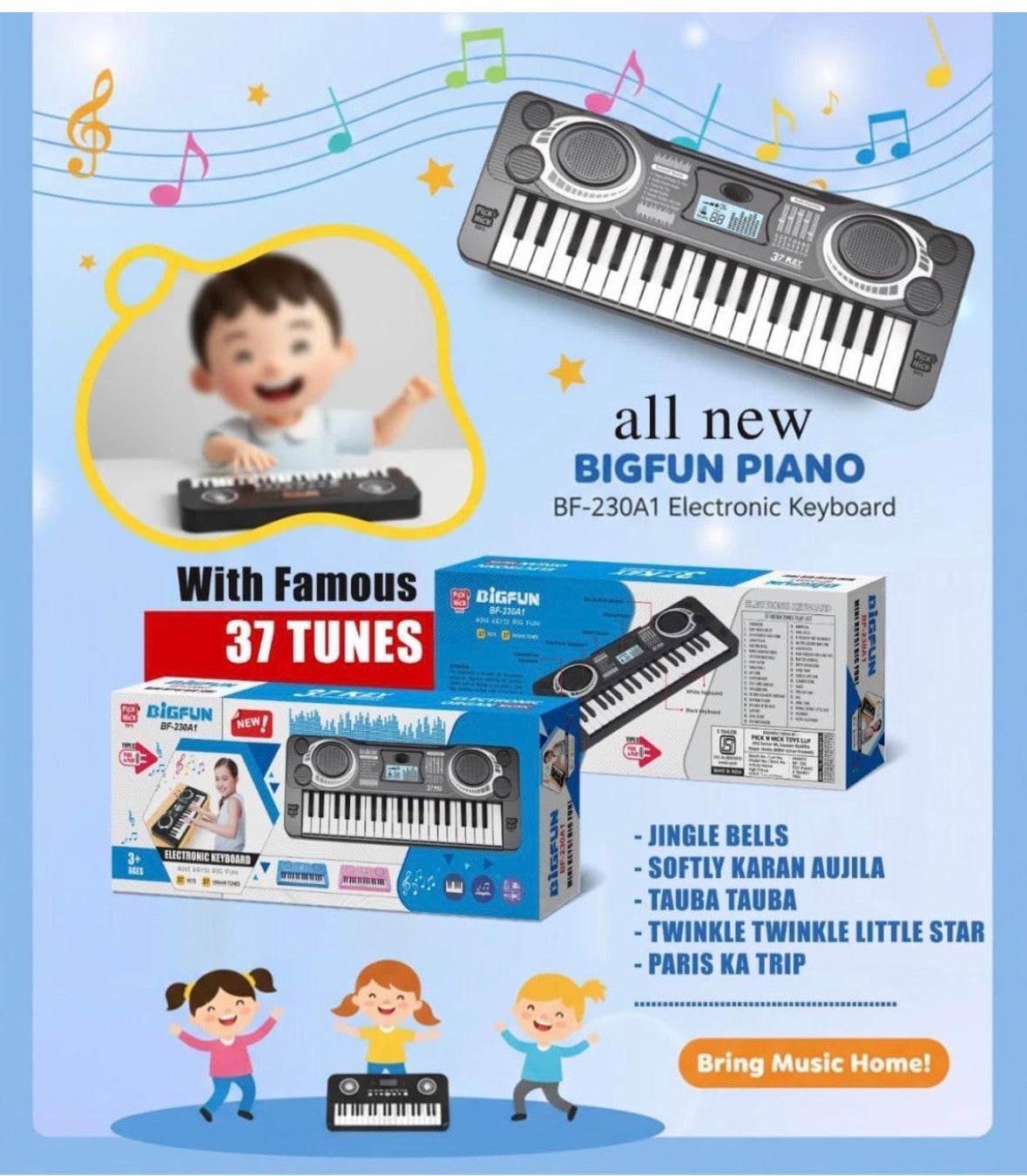 BIG FUN ELECTRONIC KEYBOARD