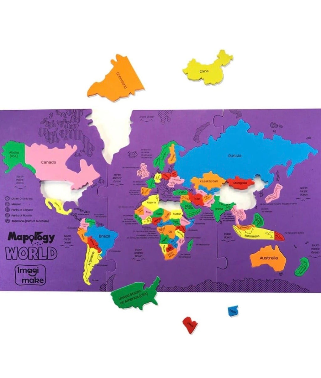 MAPOLOGY WORLD MAP