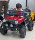 Red Thar Ride-On Jeep for Kids | 12V Battery | Remote + Self Drive | Up to 6 Years | Real Gift & Toys