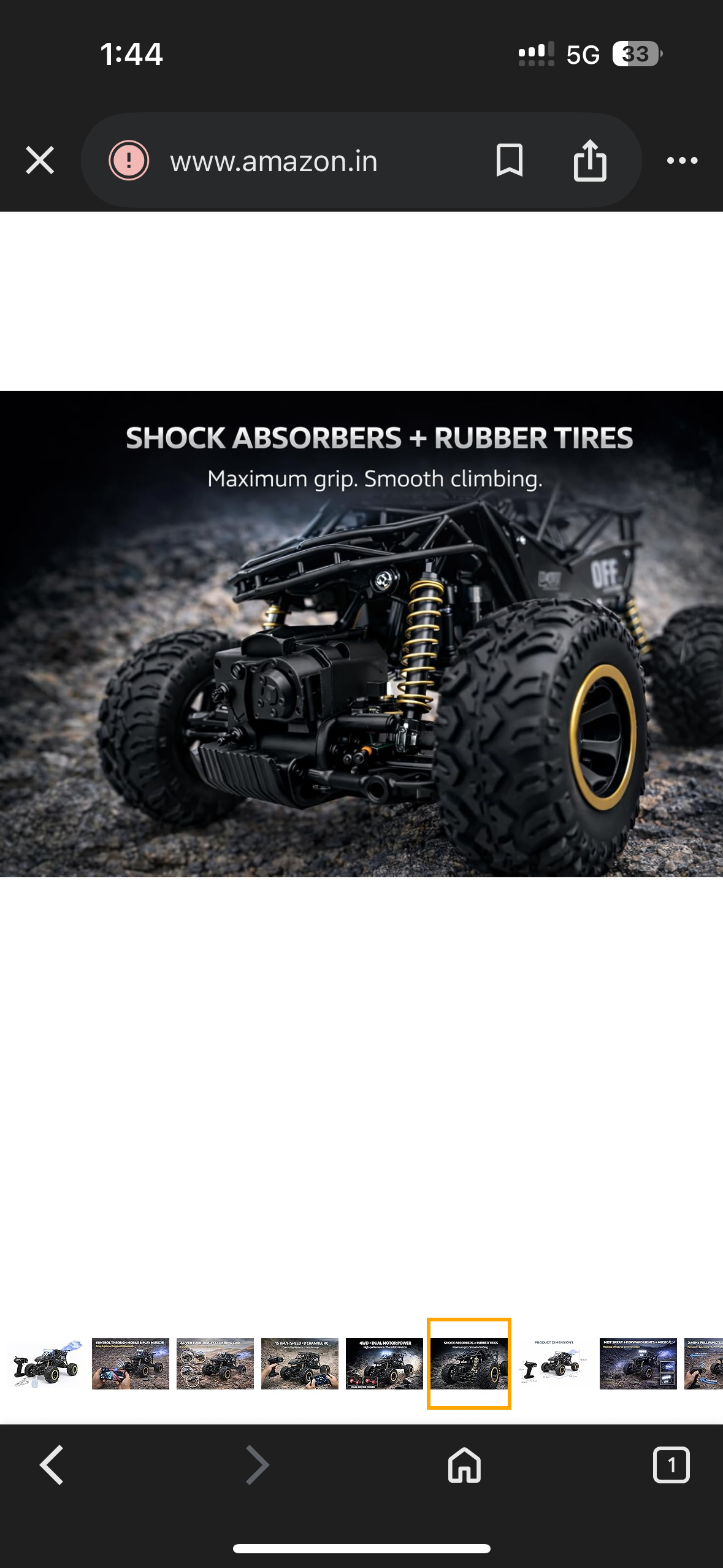 3699 RC 4x4 MONSTER ROCK CRAWLLER